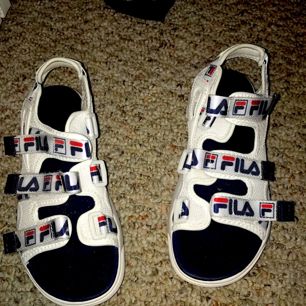 Fila sandals all different colors